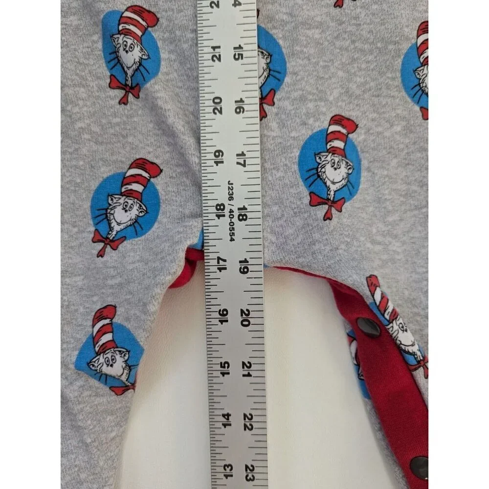 Dr. Seuss 'Grow With Me' Romper And Matching Hat 3T Handmade Unisex
